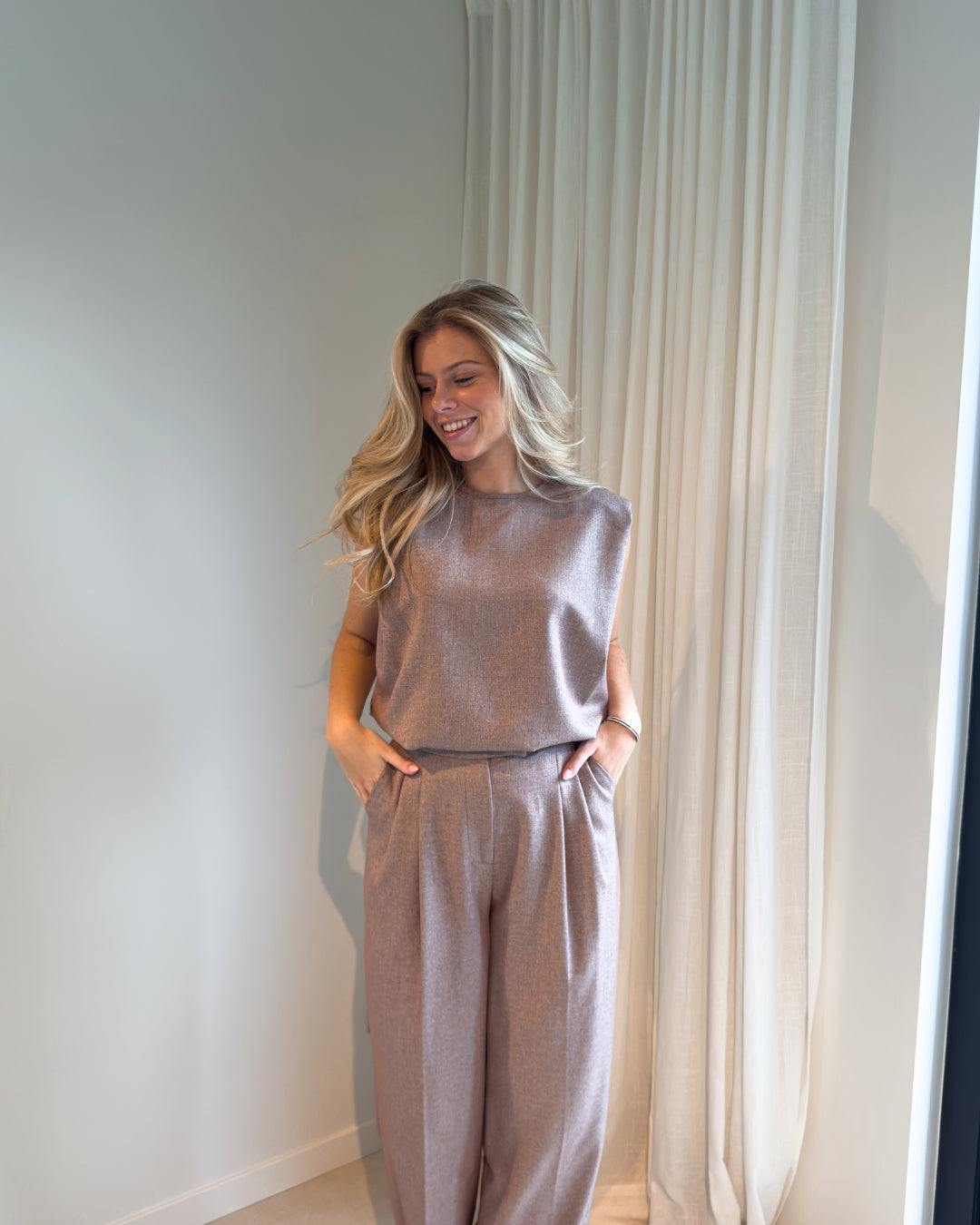 Two Piece Dream - Latte Taupe Look