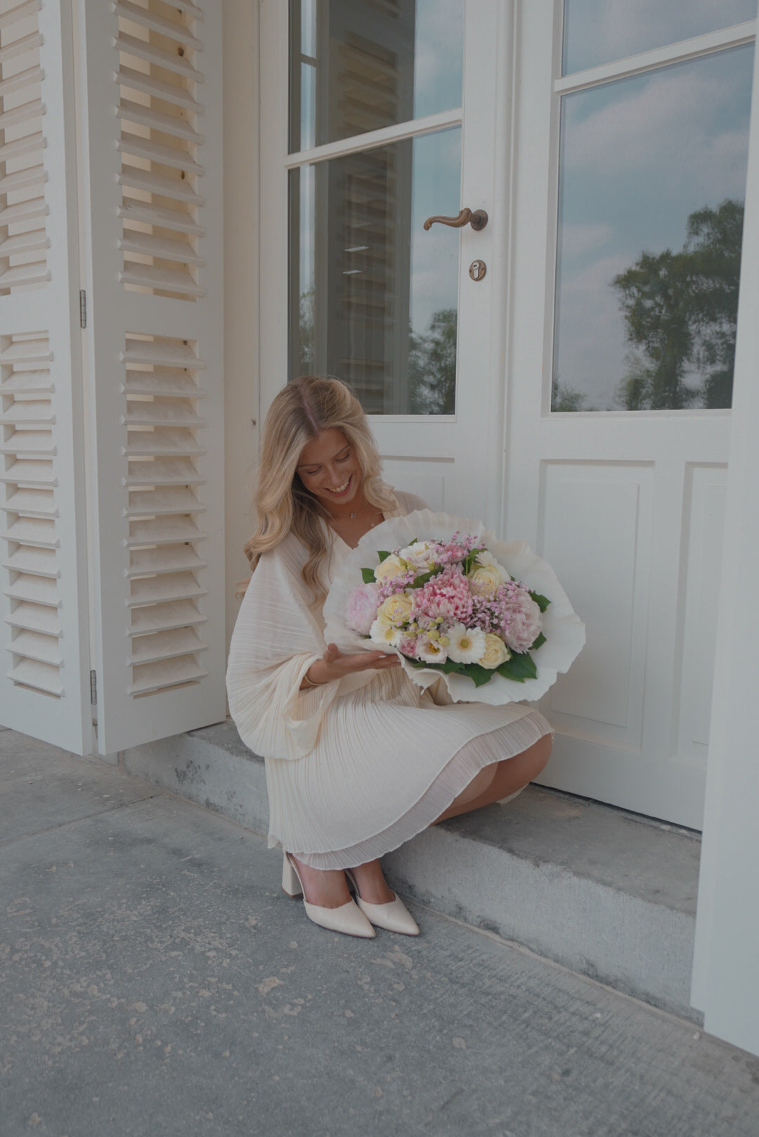 IVORY SERAPHINE DRESS