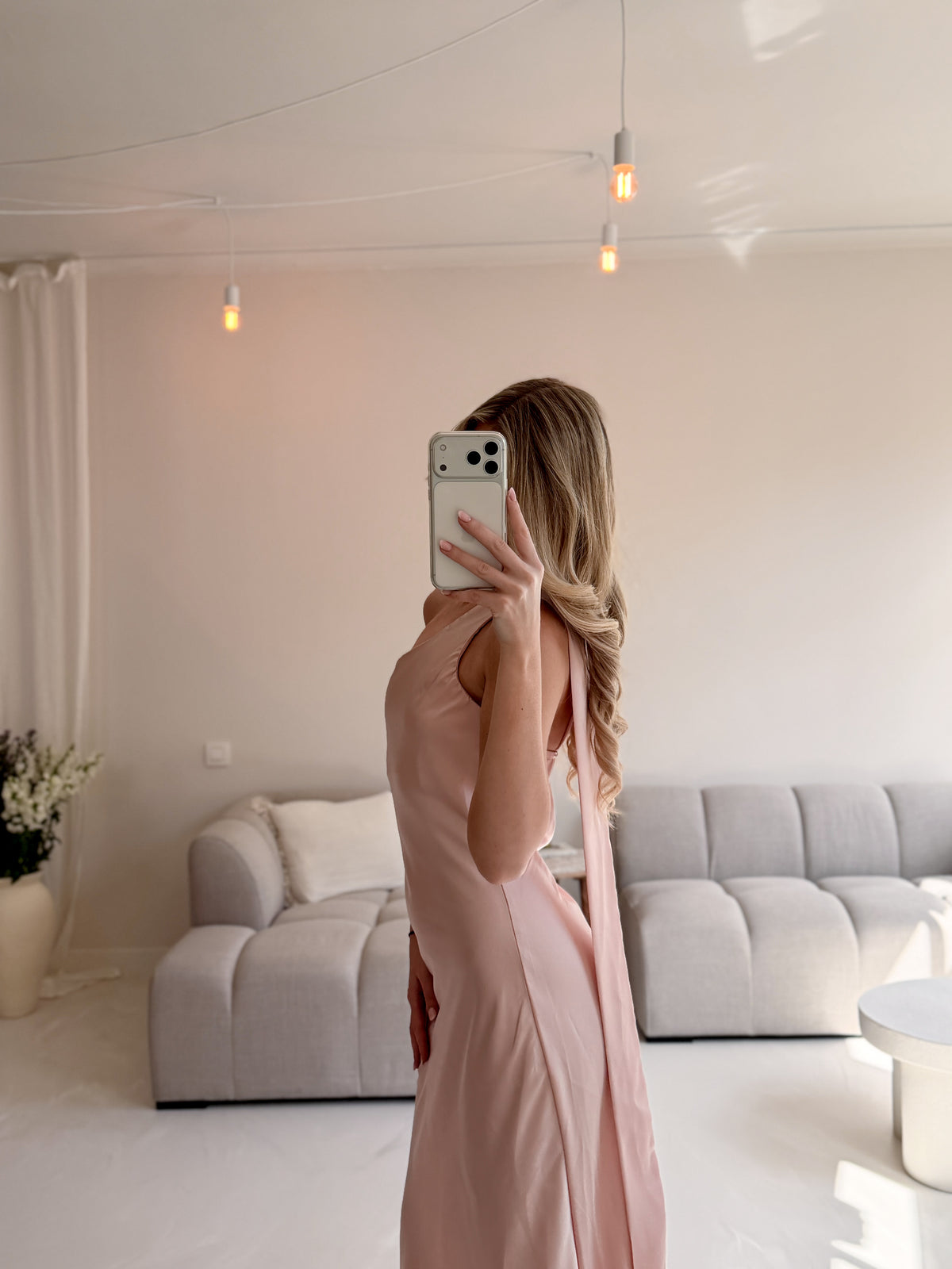SOFT PINK LIE DRESS