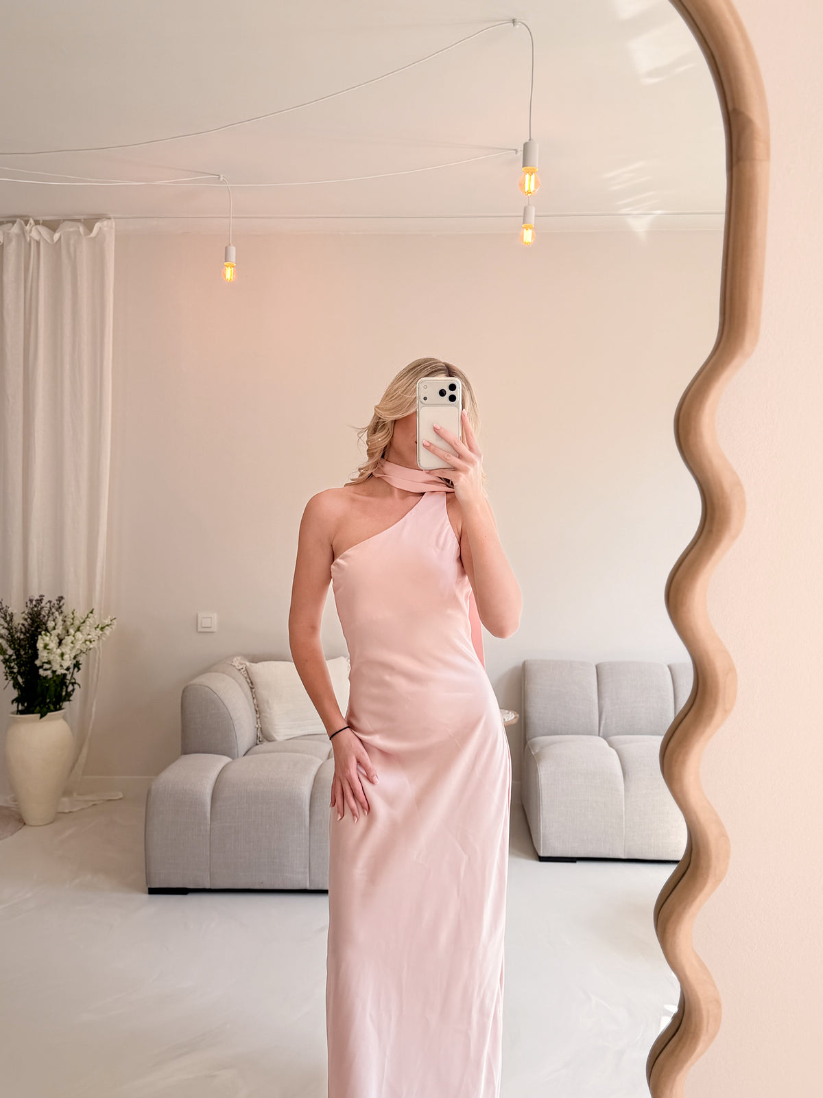 SOFT PINK LIE DRESS