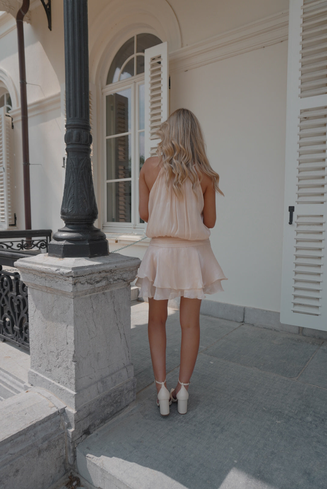 CHAMPAGNE FLORENCE DRESS
