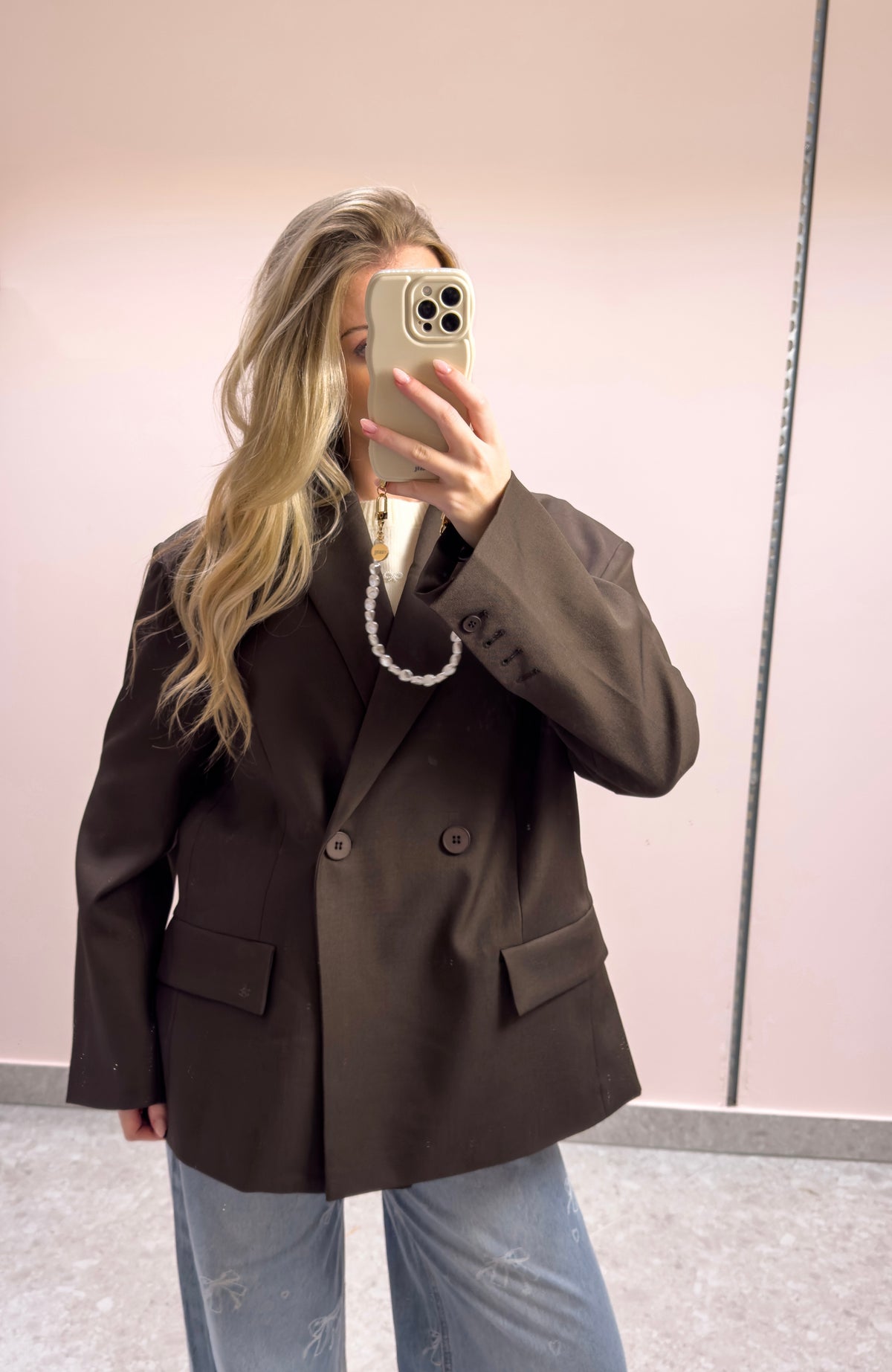 The Ophélie Oversized Blazer - Classic Brown