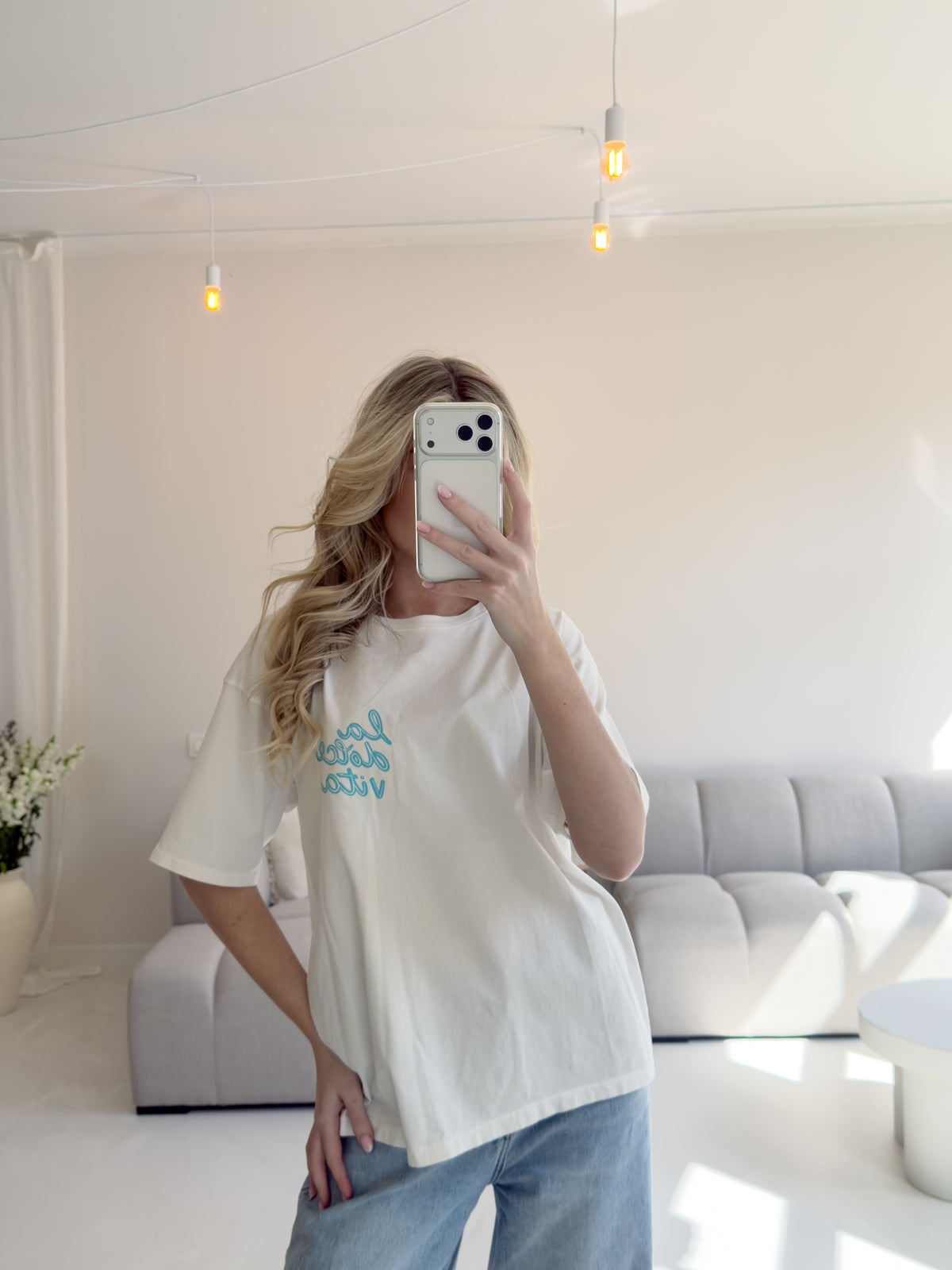 WHITE LA DOLCE VITA TEE