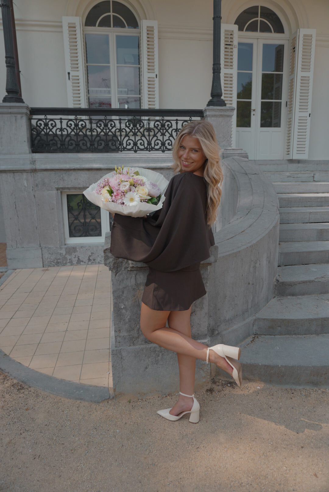 BROWN JASMINE SKORT