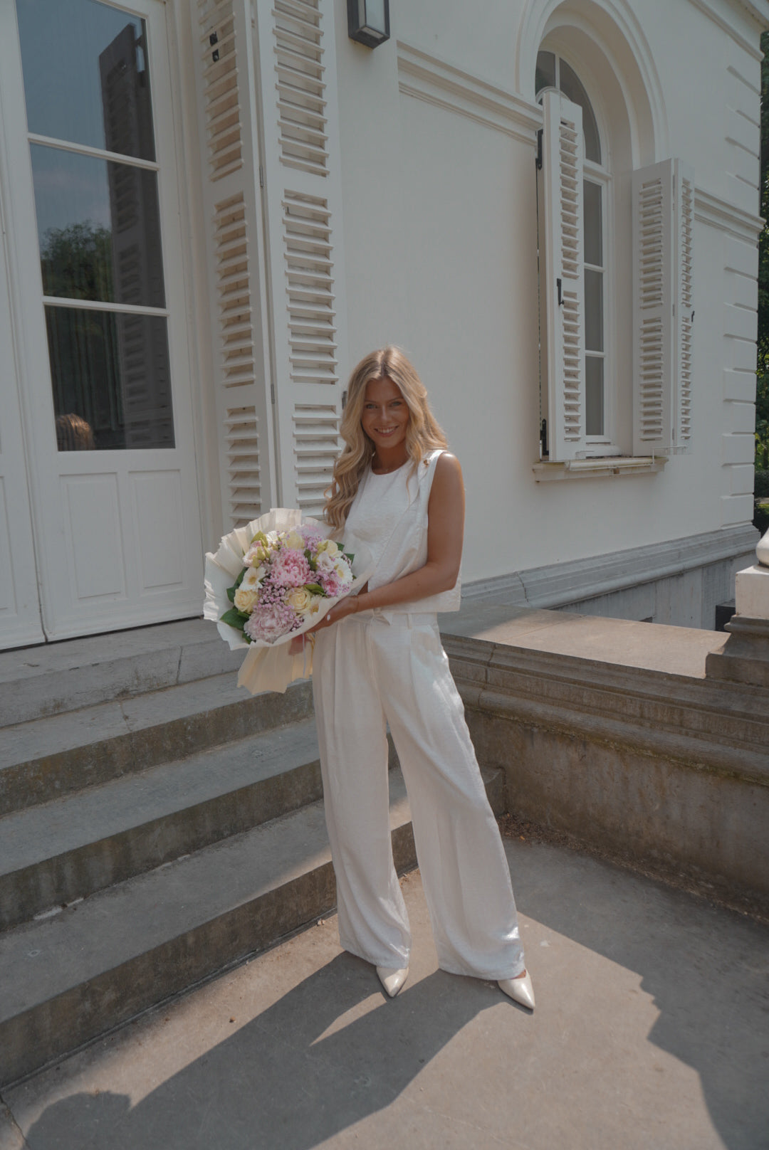 WHITE AMALFI TOP