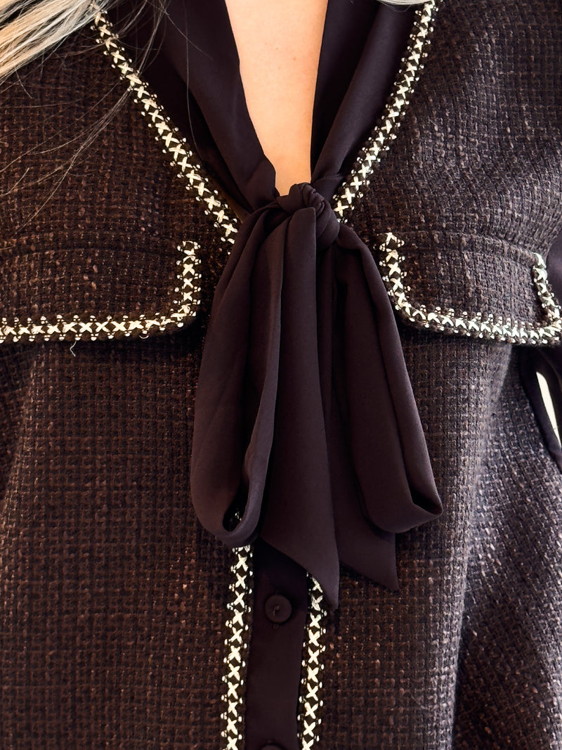 The Mila Blouse - Bronze Glow