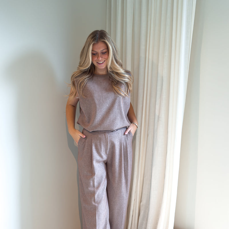 Two Piece Dream - Latte Taupe Look