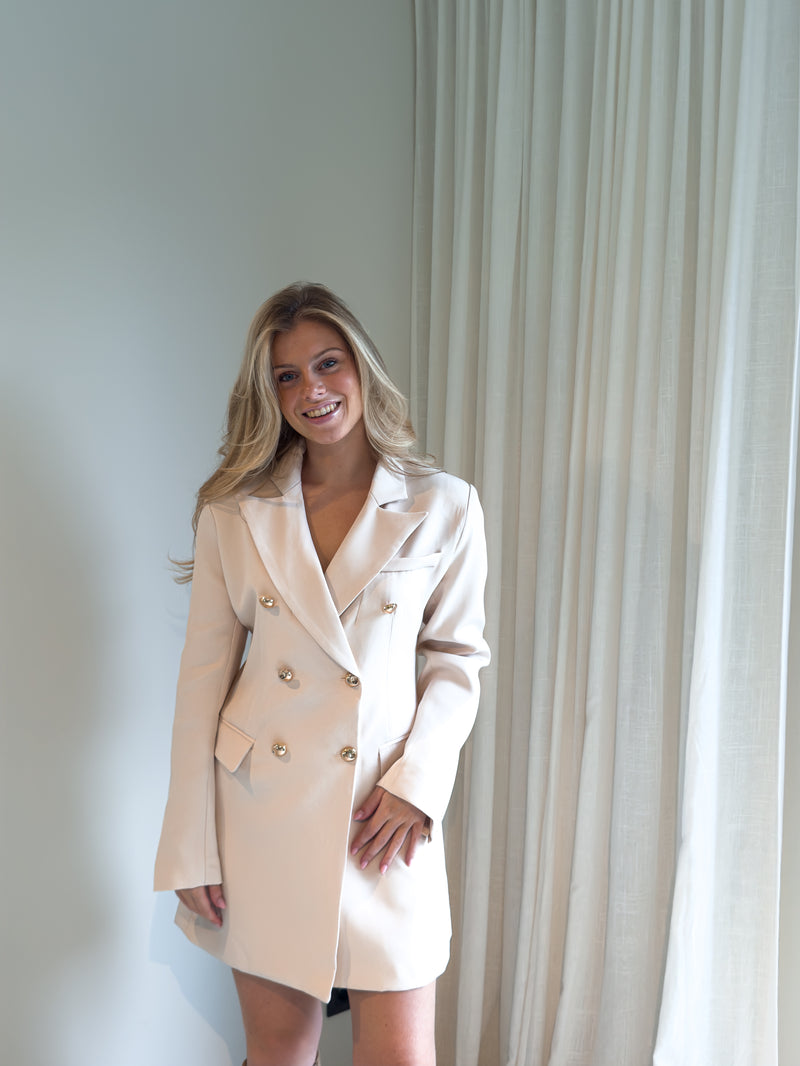 The Elize Blazerdress - Soft Beige