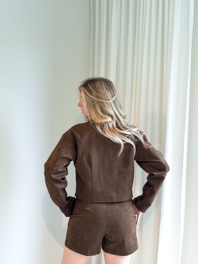 The Alina Short - Velvet Espresso