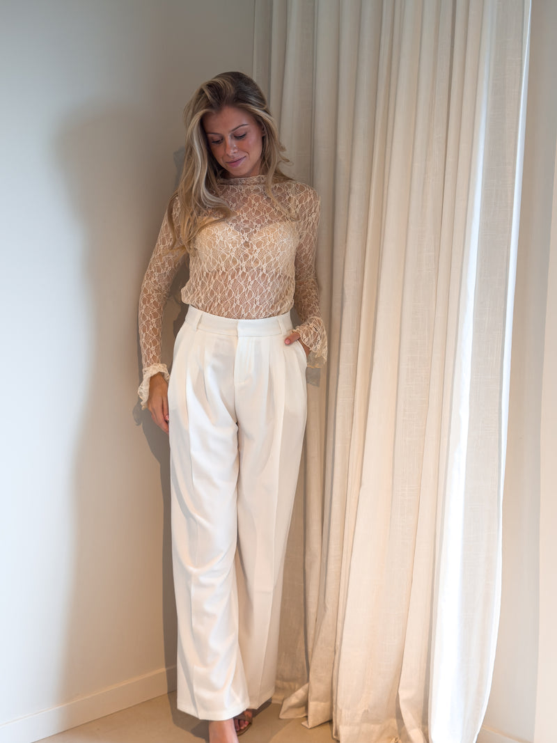 The Élodie Trouser – Pure White