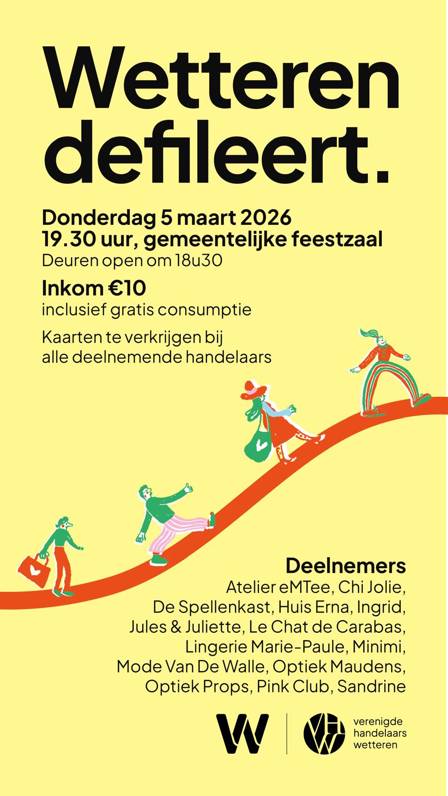 WETTEREN DEFILEERT - MODESHOW 5 MAART